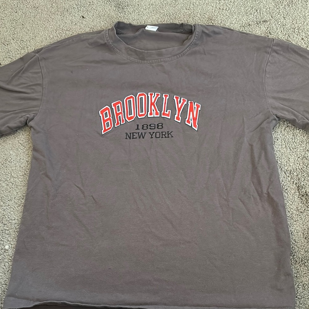 Brooklyn 1898 New York Gray T-Shirt